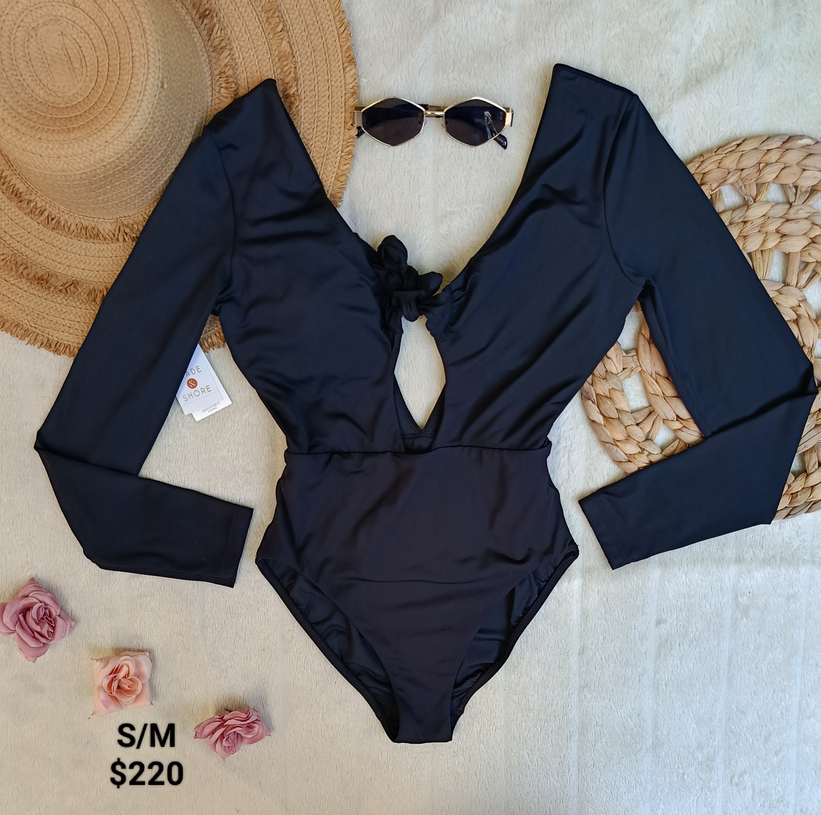 Traje de baño color negro