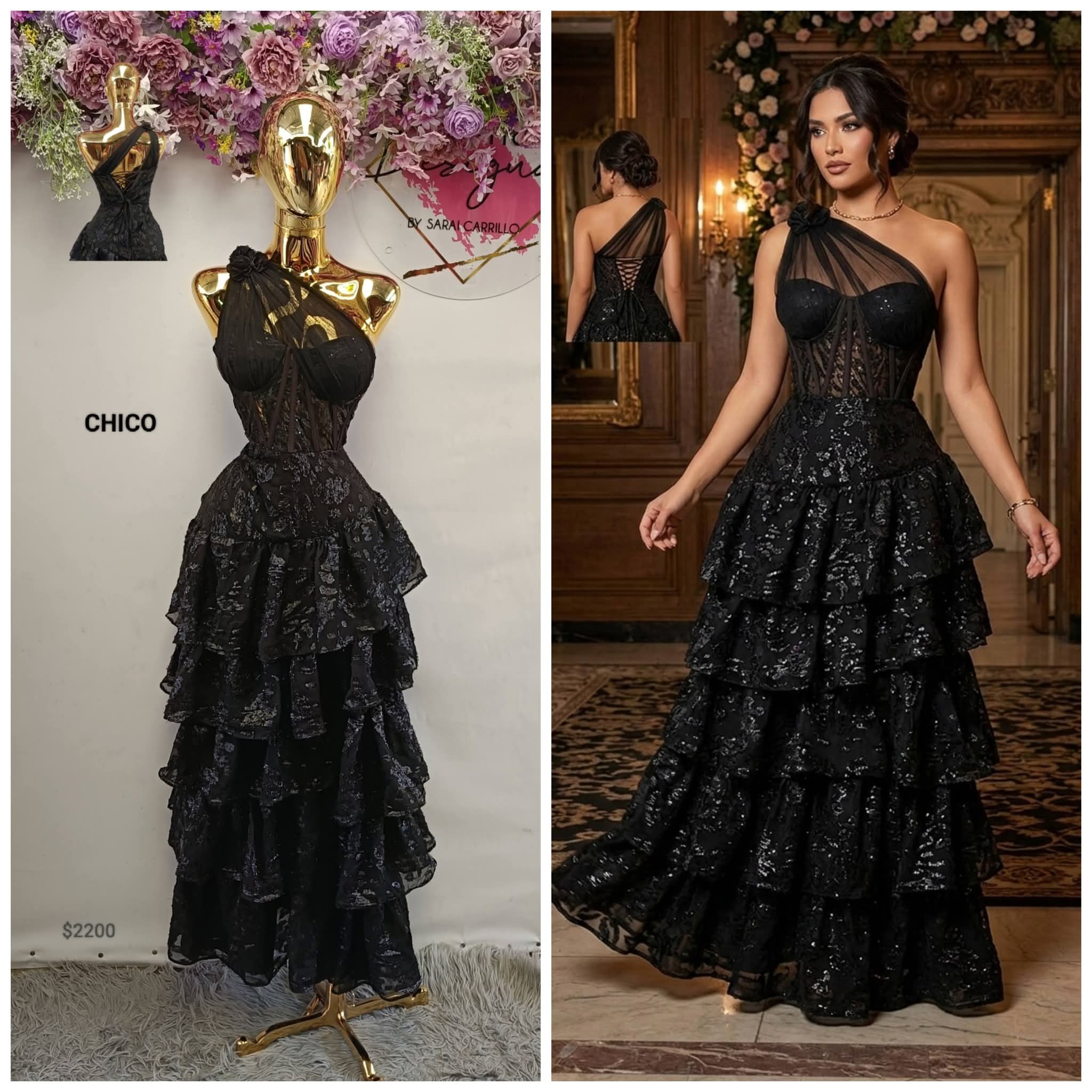Hermoso vestido de noche 🌃 🍸