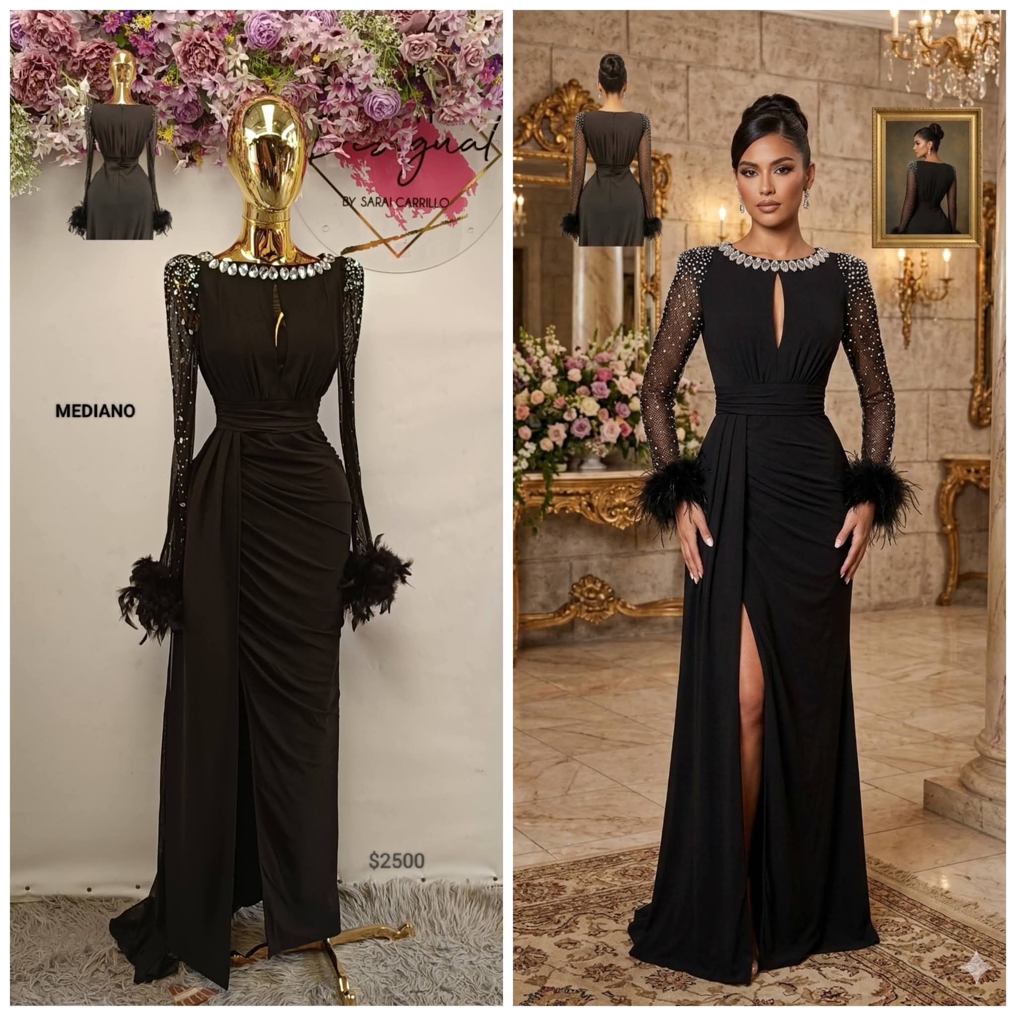 Hermoso vestido de noche 🌃 🍸