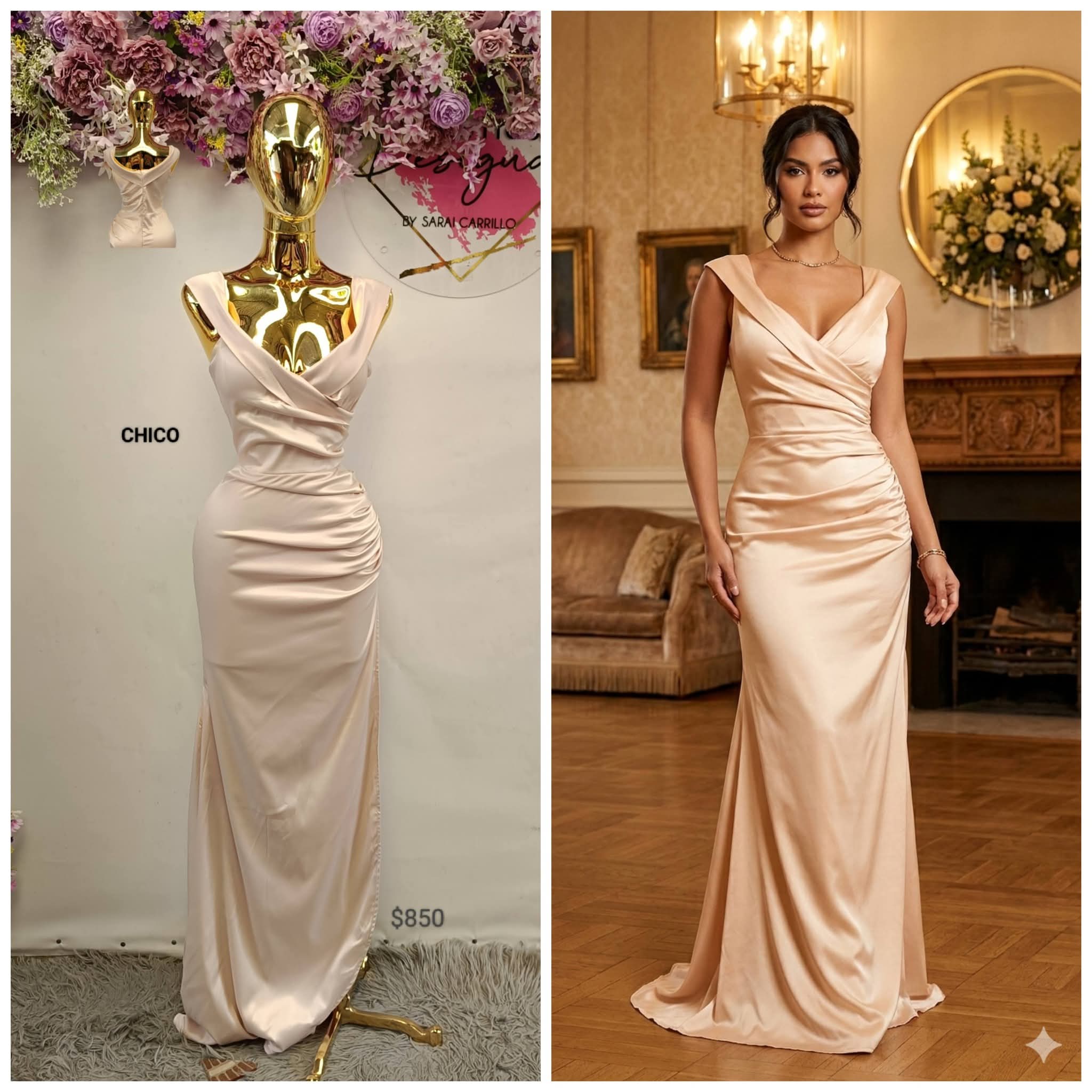 Hermoso vestido de noche 🌃 🍸