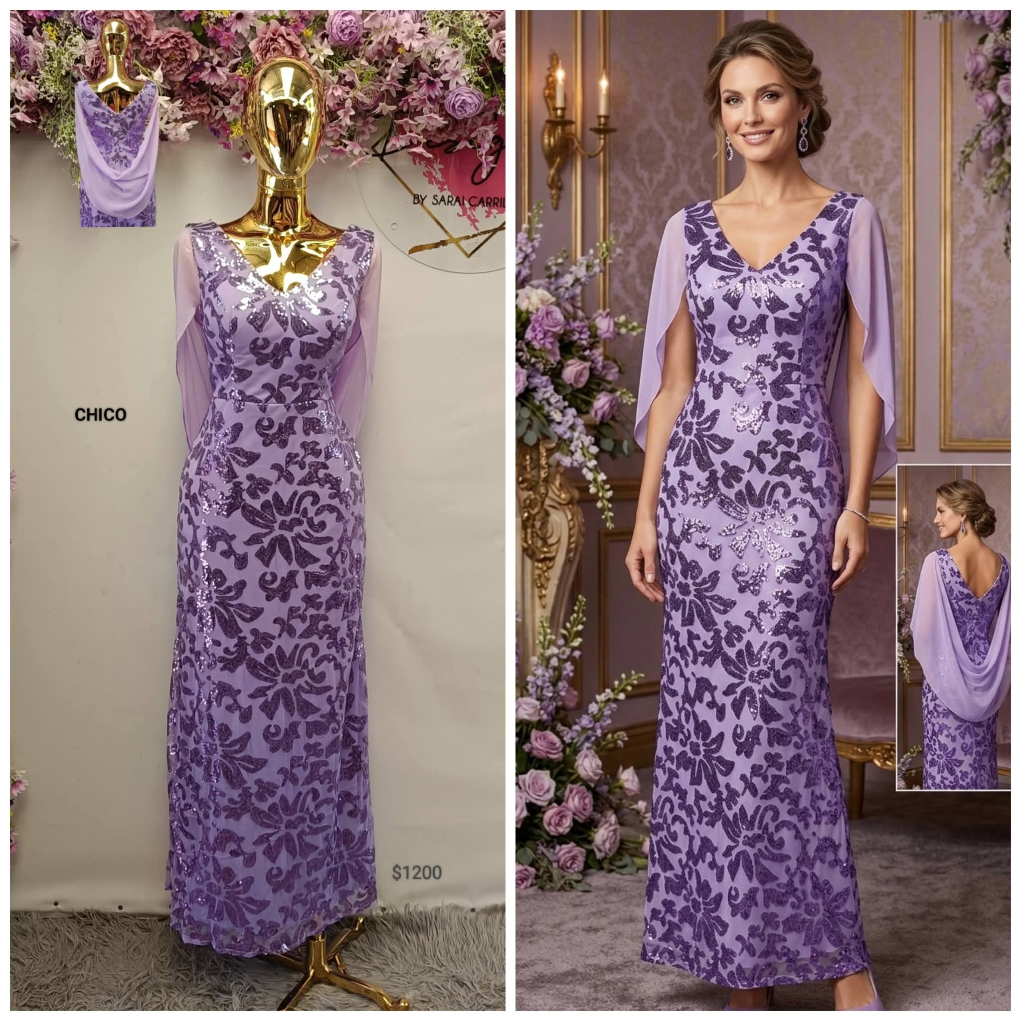 Hermoso vestido de noche 🌃 🍸