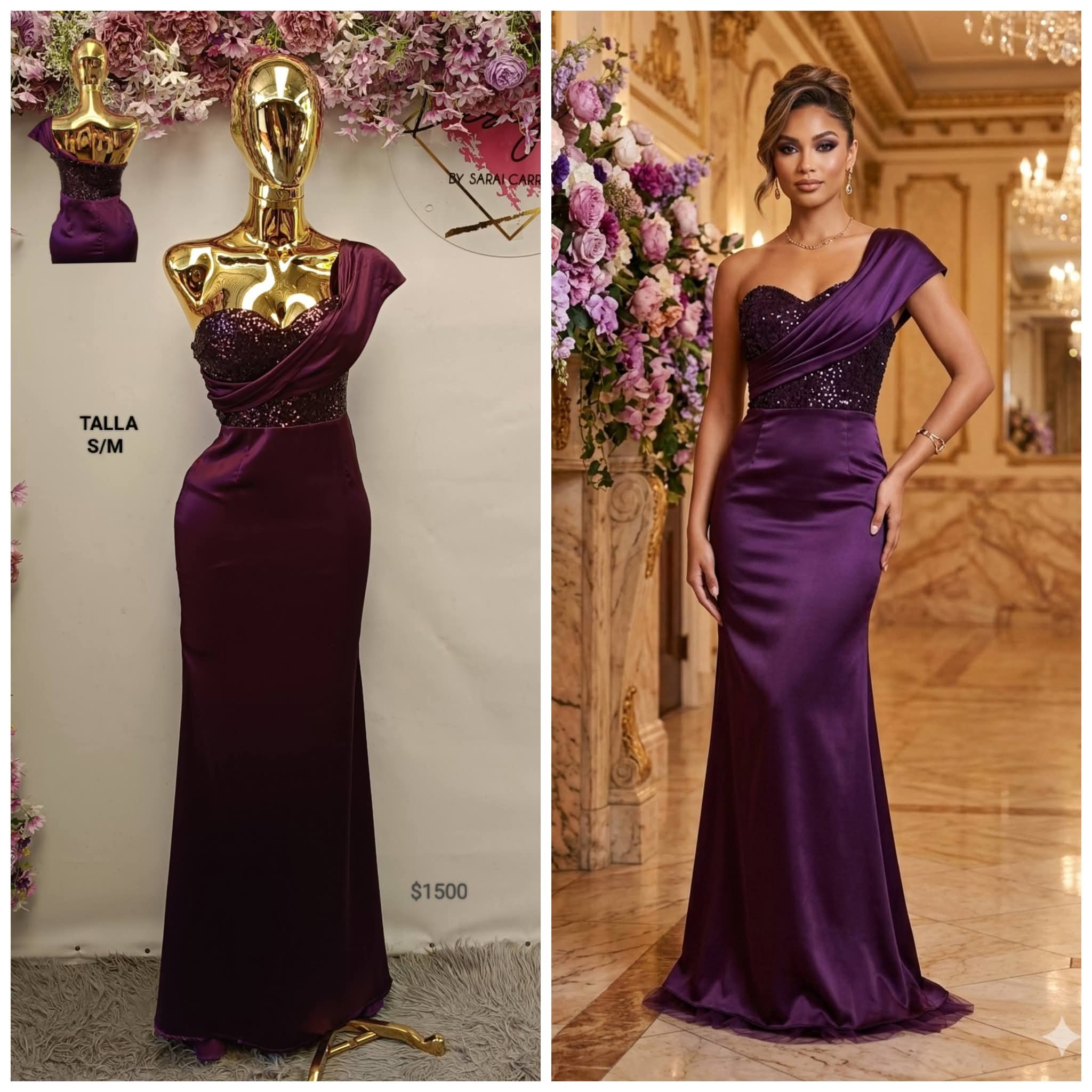 Hermoso vestido de noche 🌃 🍸