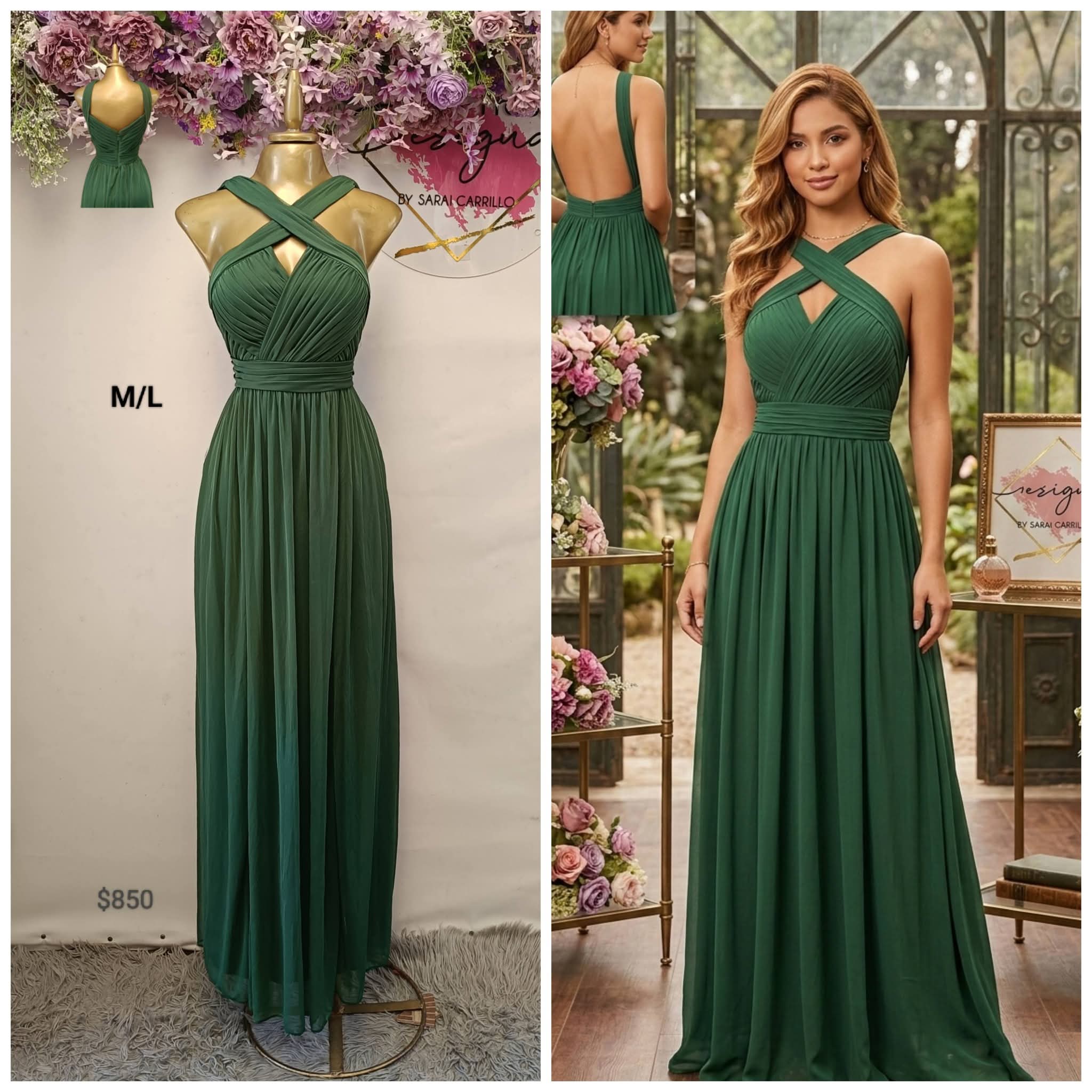 Hermoso vestido de noche 🌃 🍸