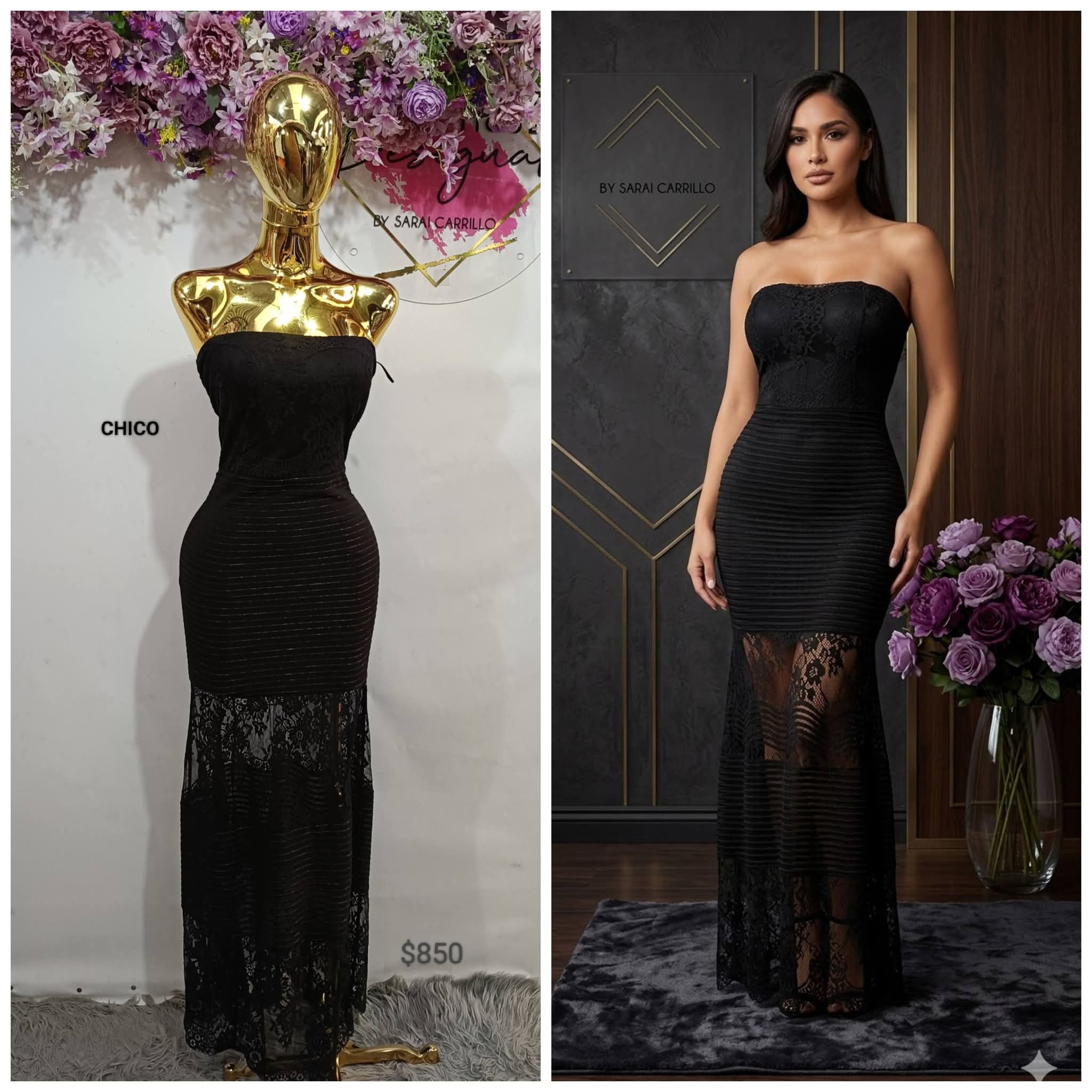 Hermoso vestido de noche 🌃 🍸