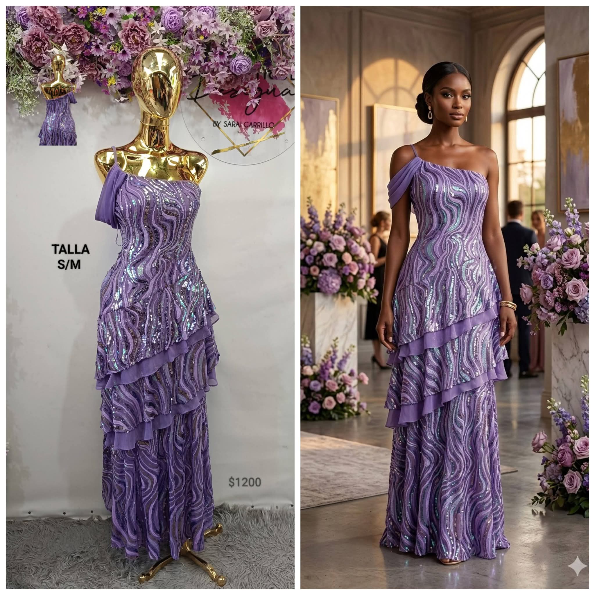 Hermoso vestido de noche 🌃 🍸