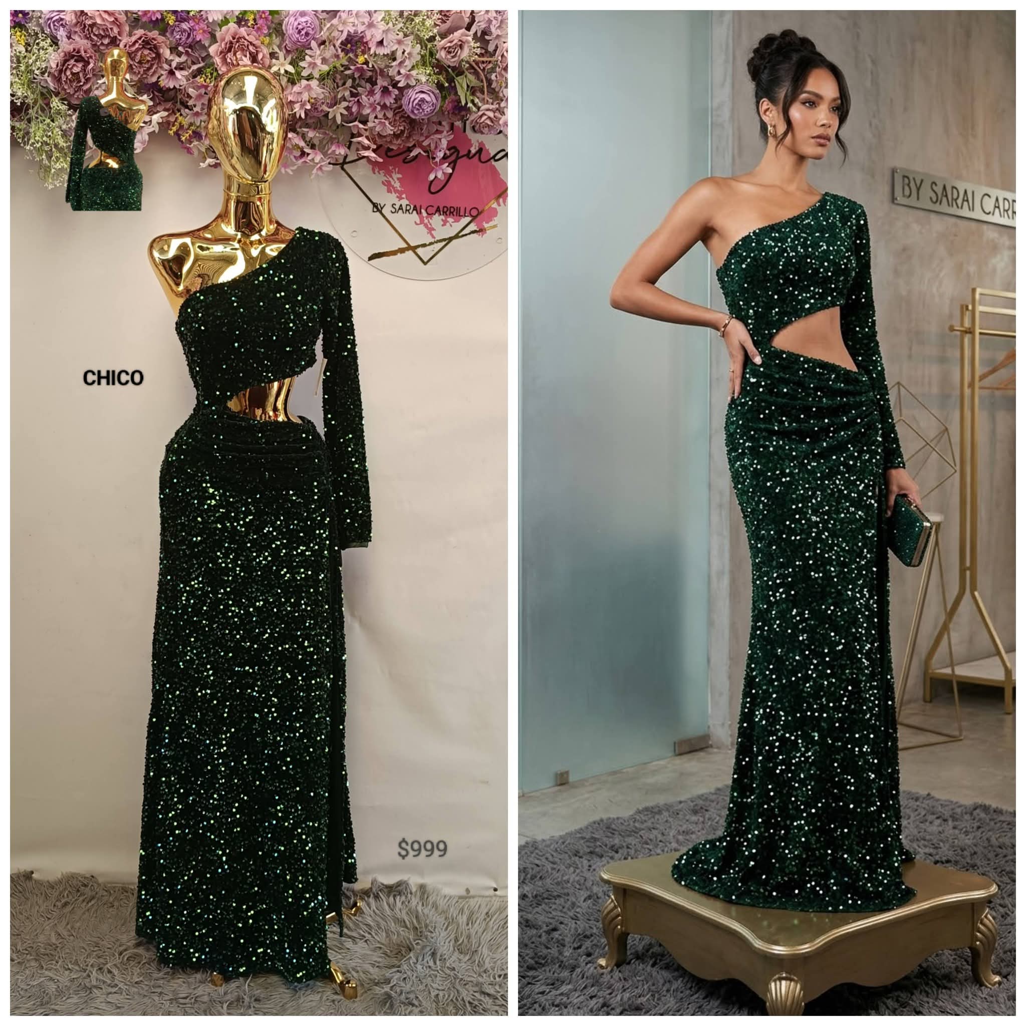 Hermoso vestido de noche 🌃 🍸