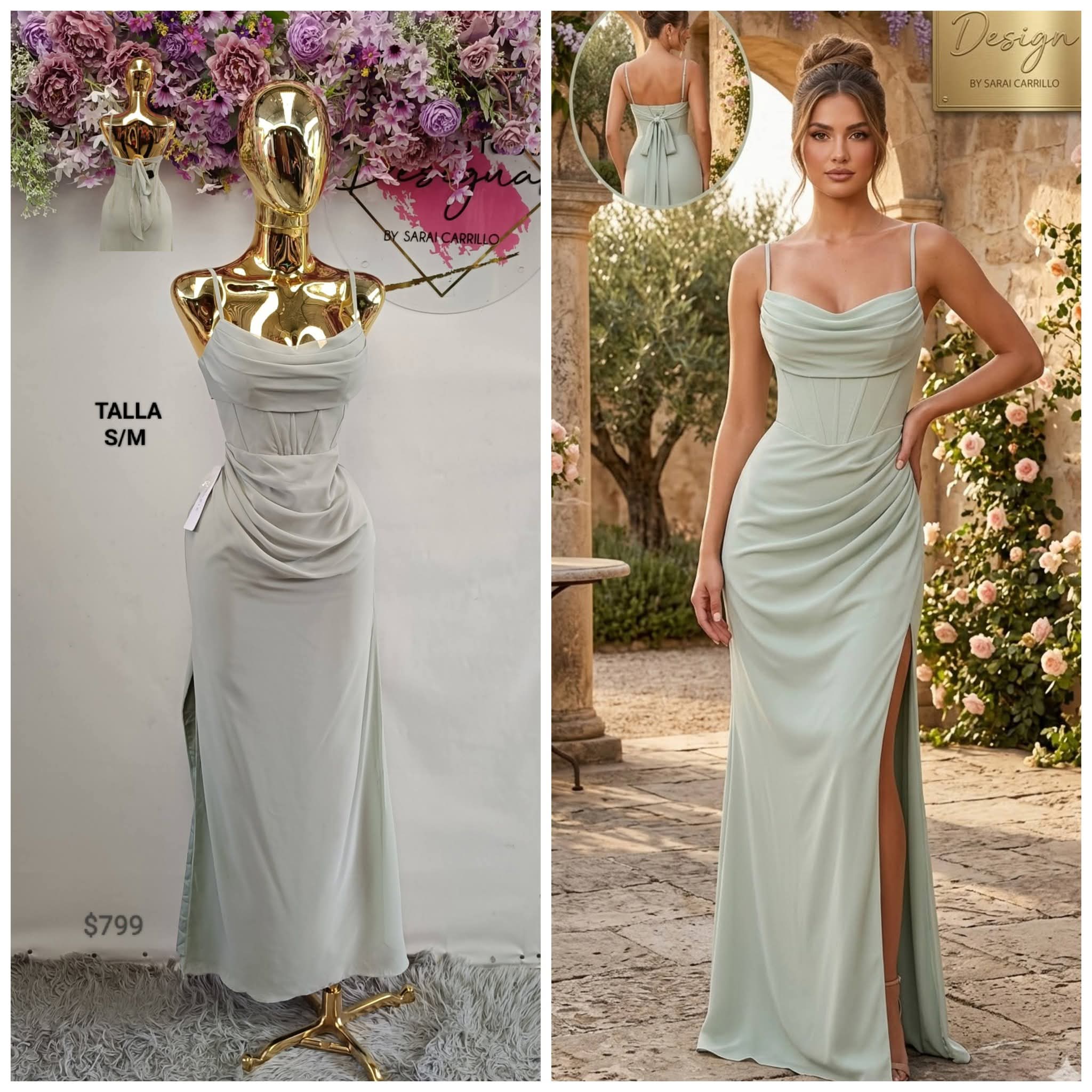 Hermoso vestido de noche 🌃 🍸