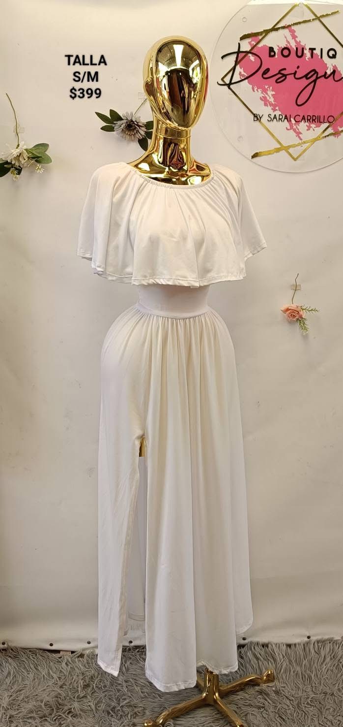 Vestido hermoso blanco🤍