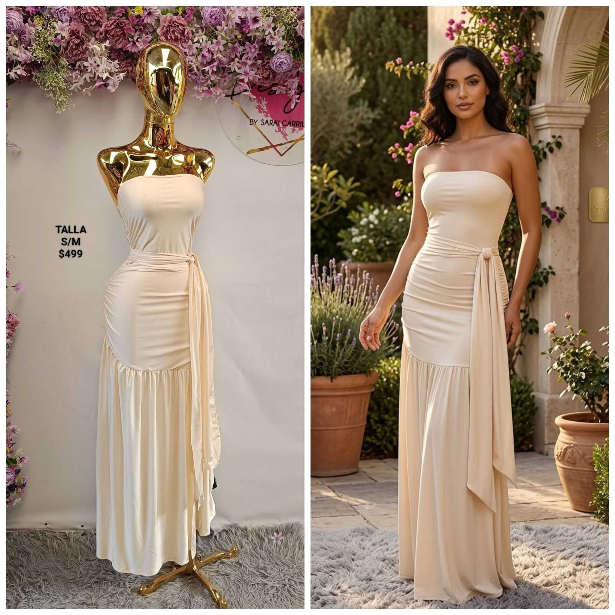 Vestido blanco hermoso🤍