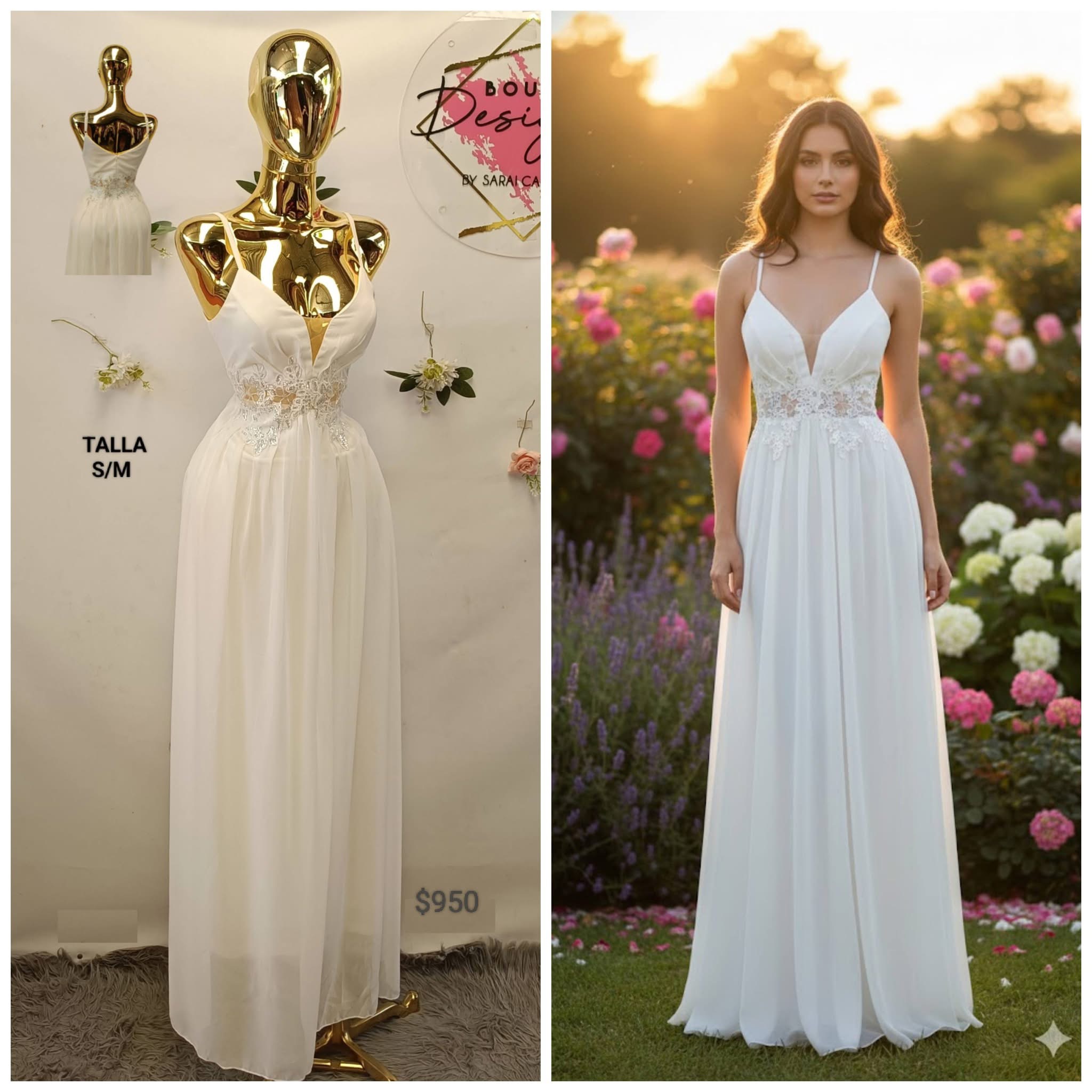 Hermoso vestido de novia