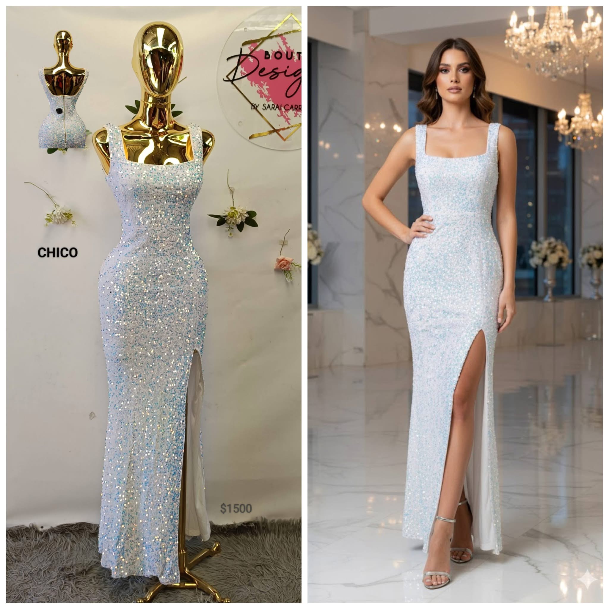 Hermoso vestido de novia