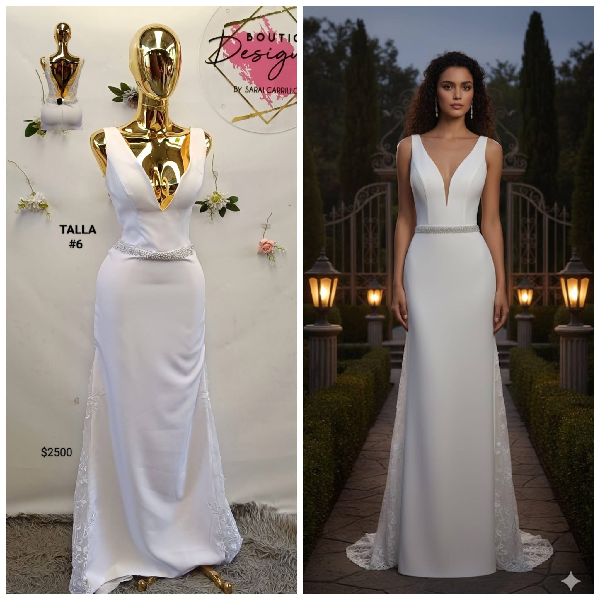 Vestido de novia hermoso