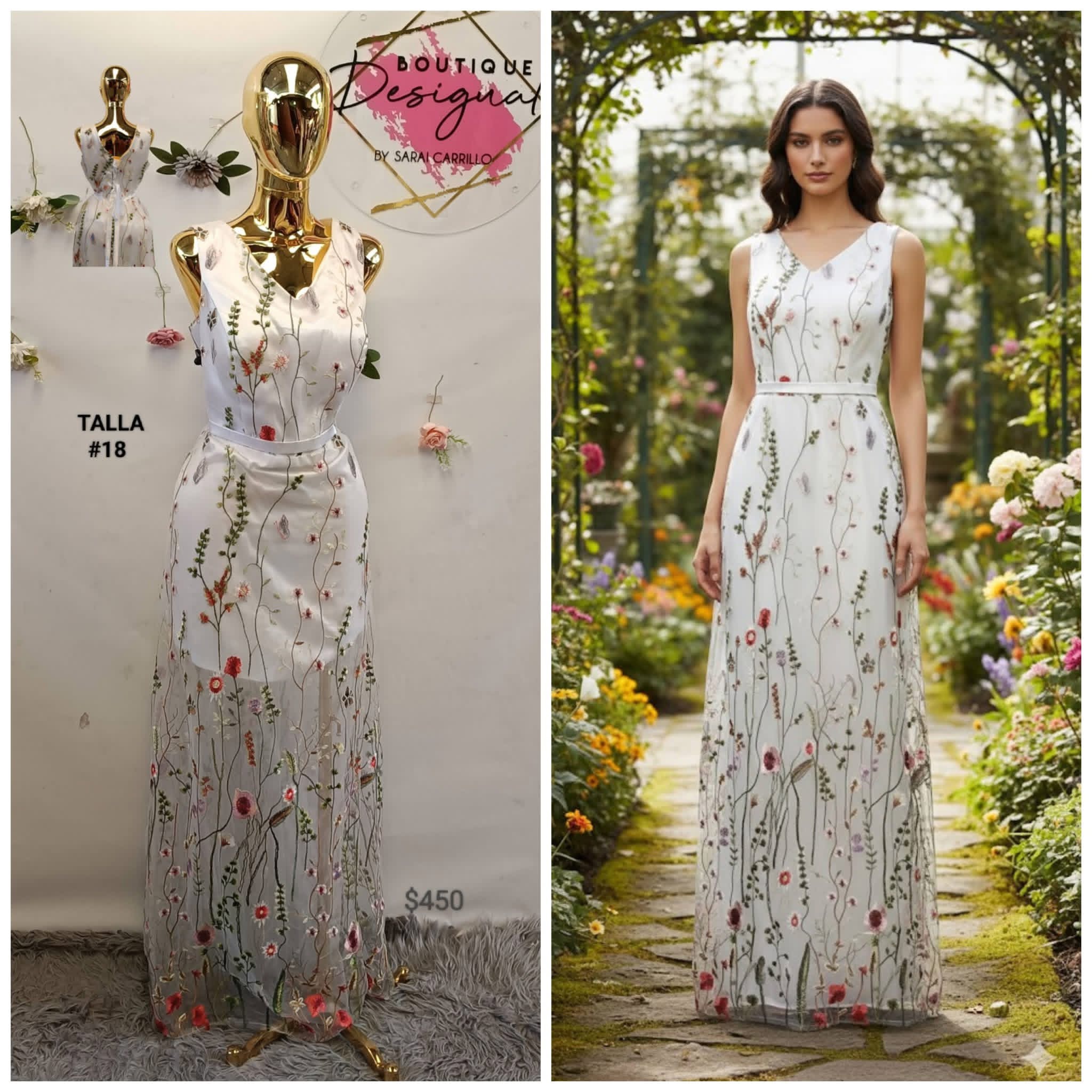 Hermoso vestido de novia