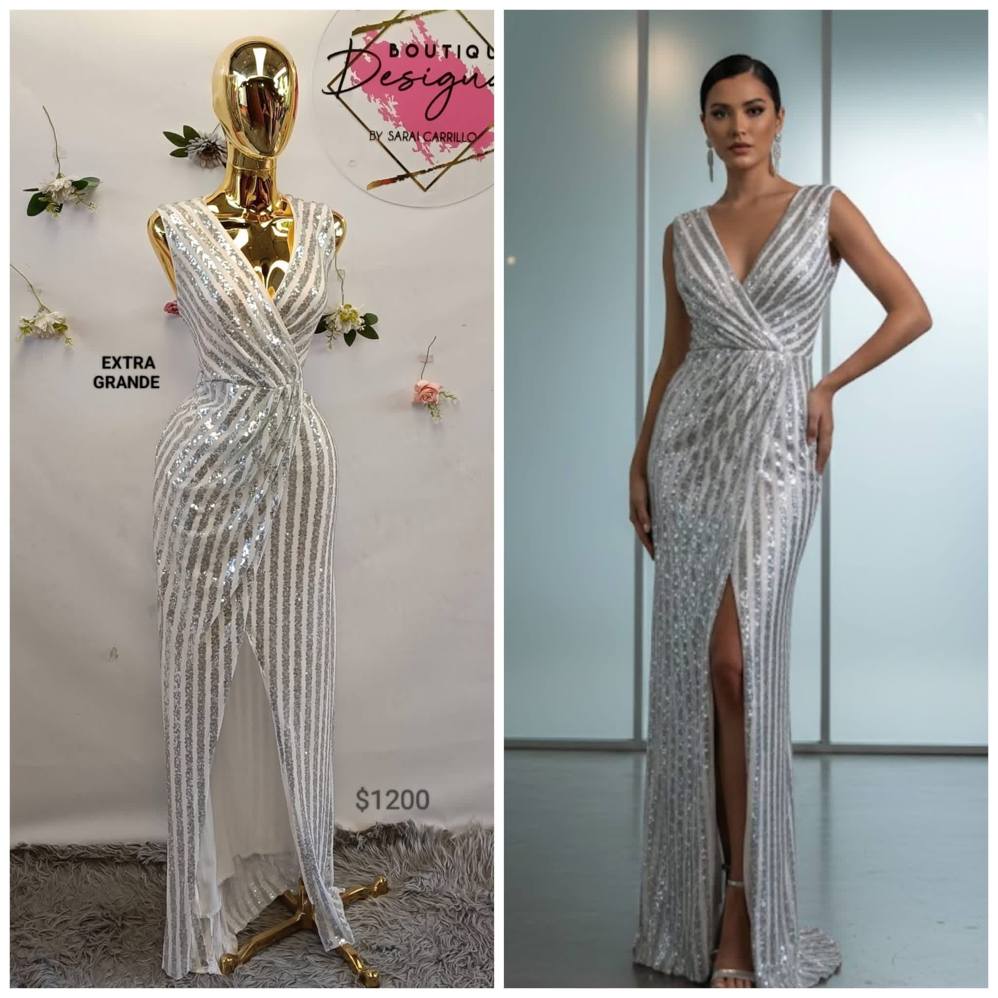 Hermoso vestido de novia