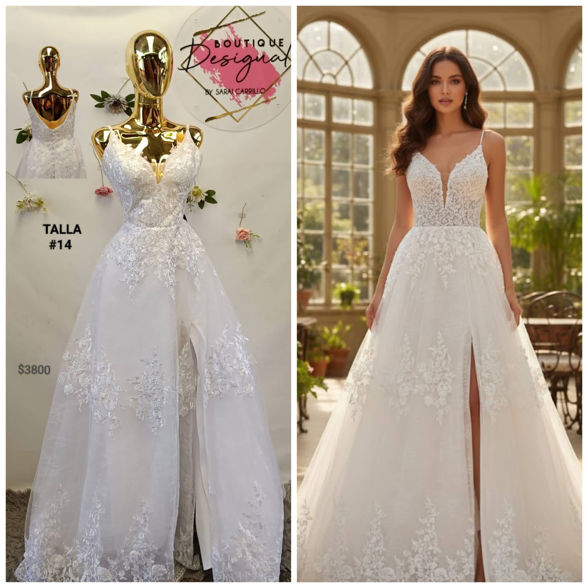 Hermoso vestido de novia🤍