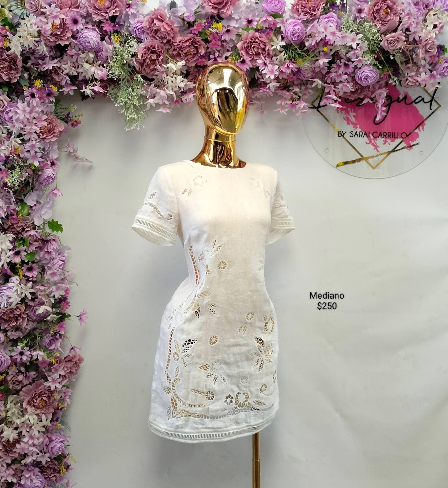 Hermoso vestido blanco