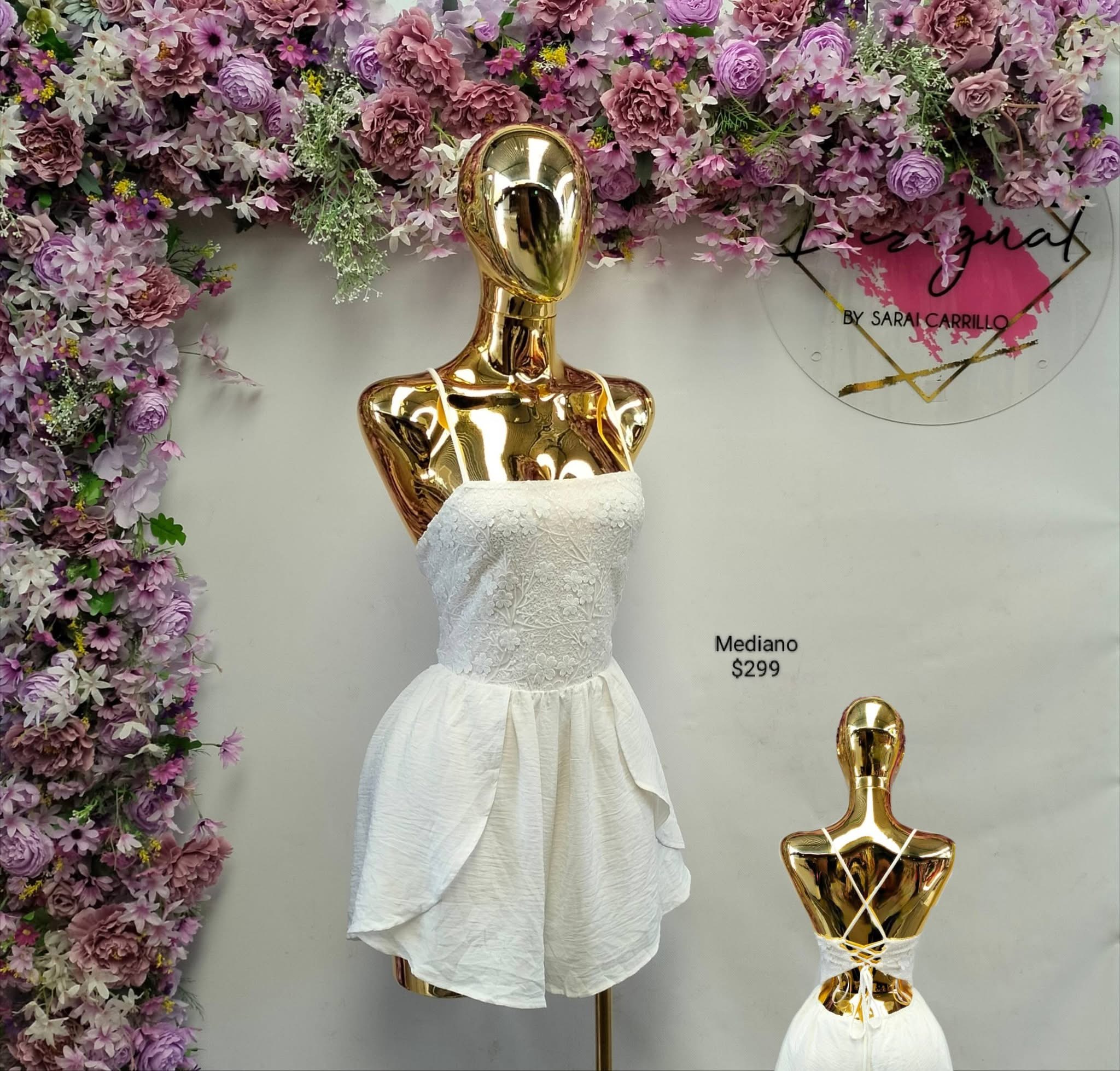 Vestido blanco lindo